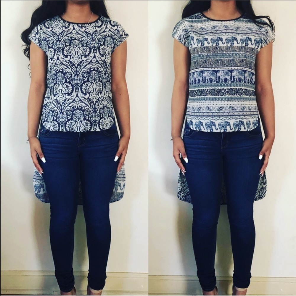 Reversible High Low Patterned Top - image 1